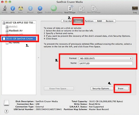 format hard drive for mac from windows